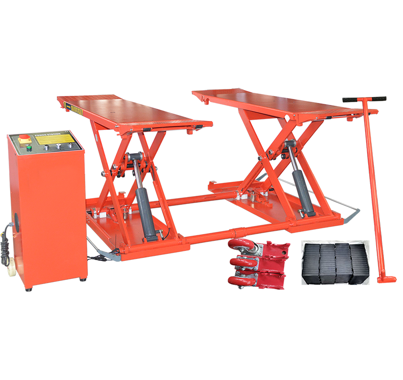 Garage mid rise portable car scissor lift, portable car hoist MSL3577 3500kg/1000mm